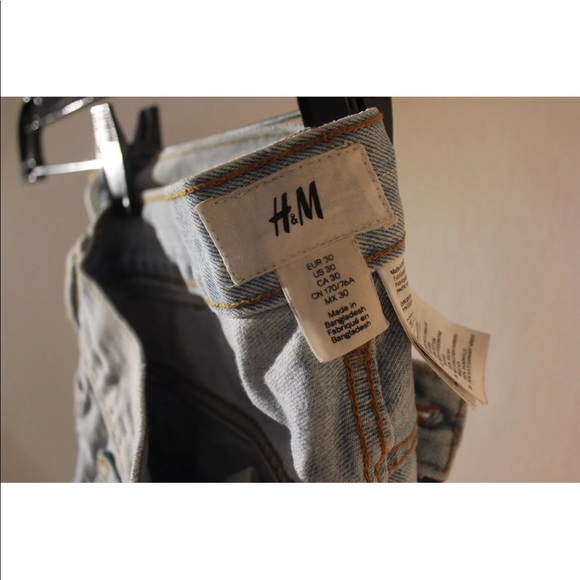 H&M Men's Skinny/Straight Light Wash Jeans - Picture 4 of 5